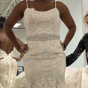 Champagne wedding/formal dress
